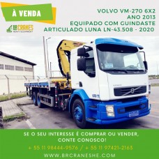 Truck Mounted Crane - Volvo VM-270 6x2 + Luna LN-43.508